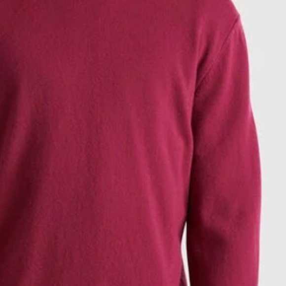 Faconnable Crewneck Burgundy 100% Cashmere Sweater Sz XXL Men - Picture 7 of 8